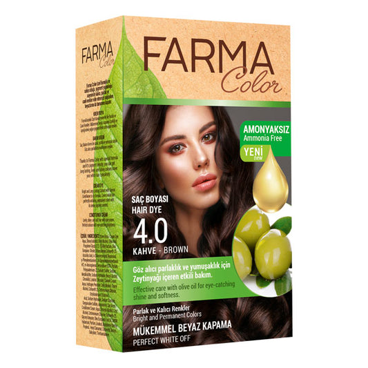Farmasi Farmacolor Expert Hair Dye 4.0 Brown