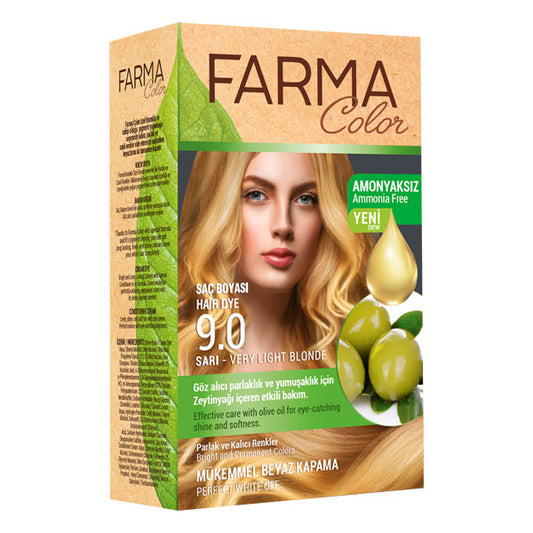 Farmasi Farmacolor Expert Hair Dye 9.0 Very Light Blonde