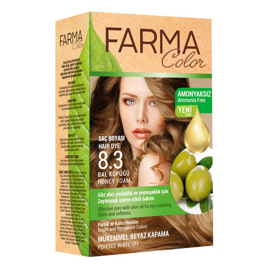 Farmasi Farmacolor Expert Hair Dye 8.3 Honey Foam