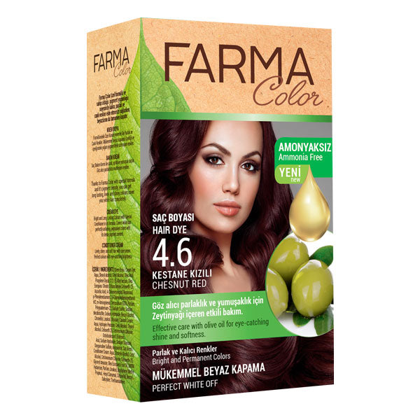 Farmasi Farmacolor Expert Hair Dye 4.6 Chestnut Red