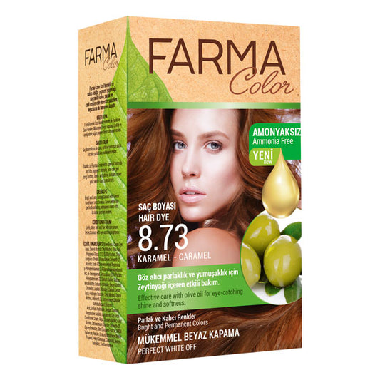 Farmasi Farmacolor Expert Hair Dye 8.73 Caramel