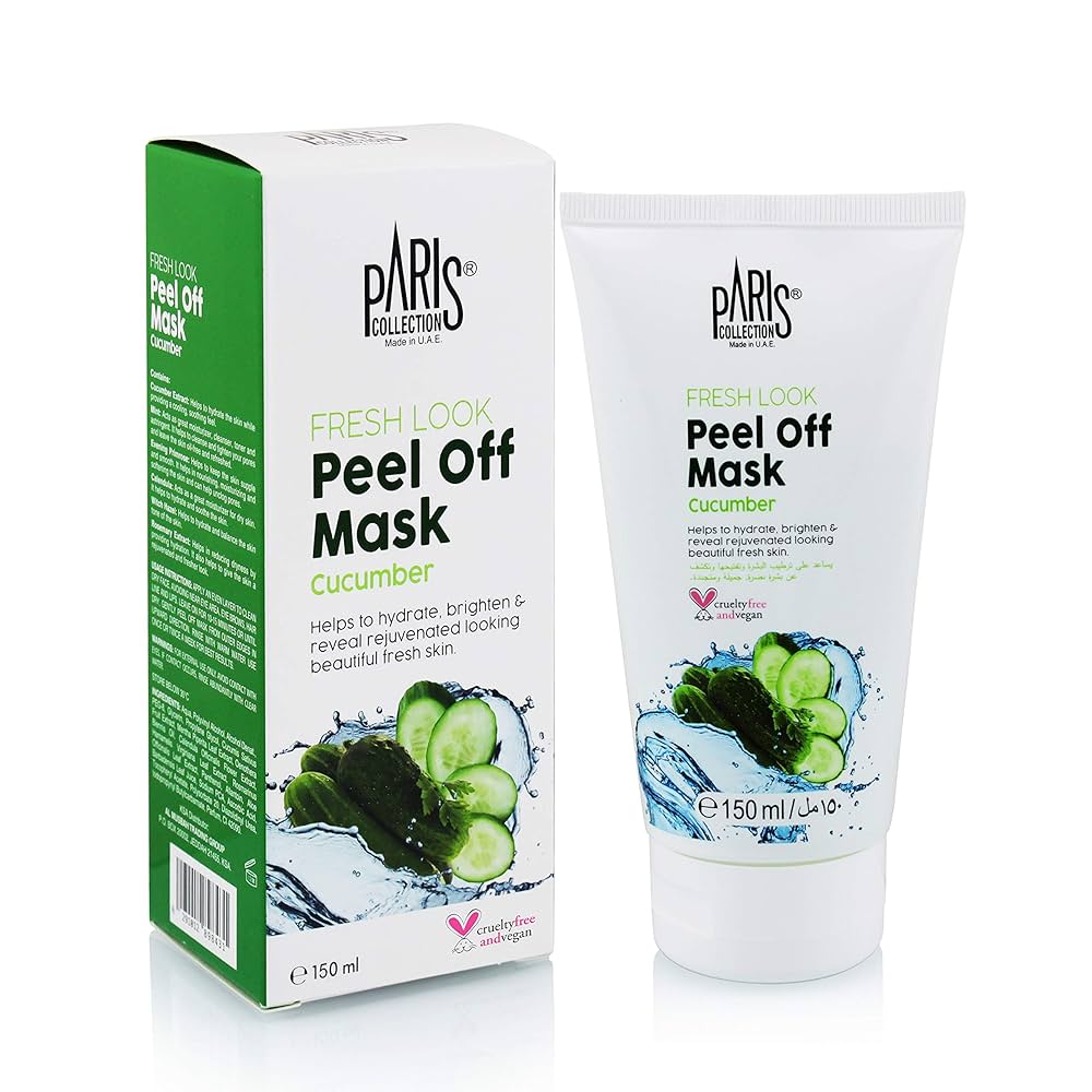 Paris Collection Glowy Look Peel Off Mask 150ml - Cucumber