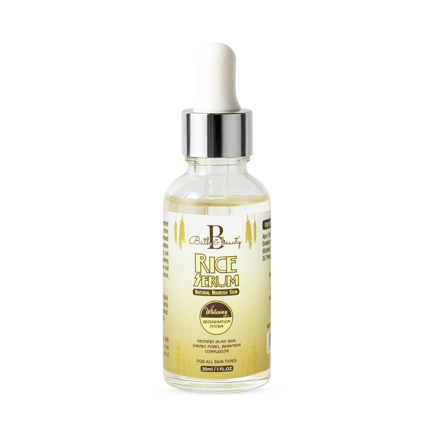 Bath & Beauty Rice Facial Serum - 30ml
